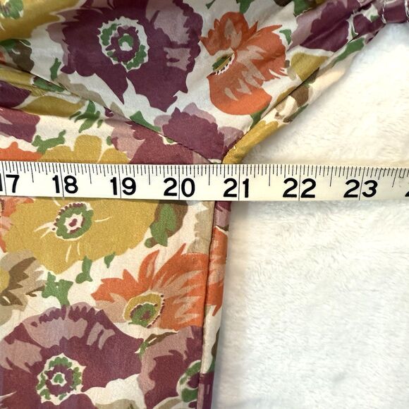 The Great The Chateau Maxi Dress Golden Lilac Flower Floral Silk - Picture 8 of 12